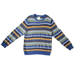 Urban Outfitters Sweaters For All My Friends Mens XL Multicolor Geometric Knit